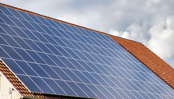 solar panel on the roof