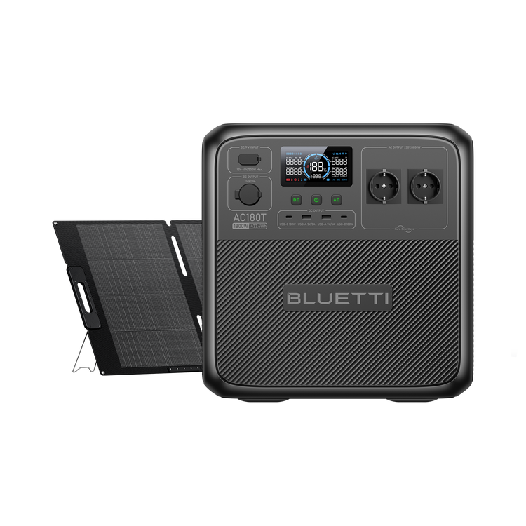 BLUETTI AC180T Solar Portable Power Station | 1.800W 1.433Wh