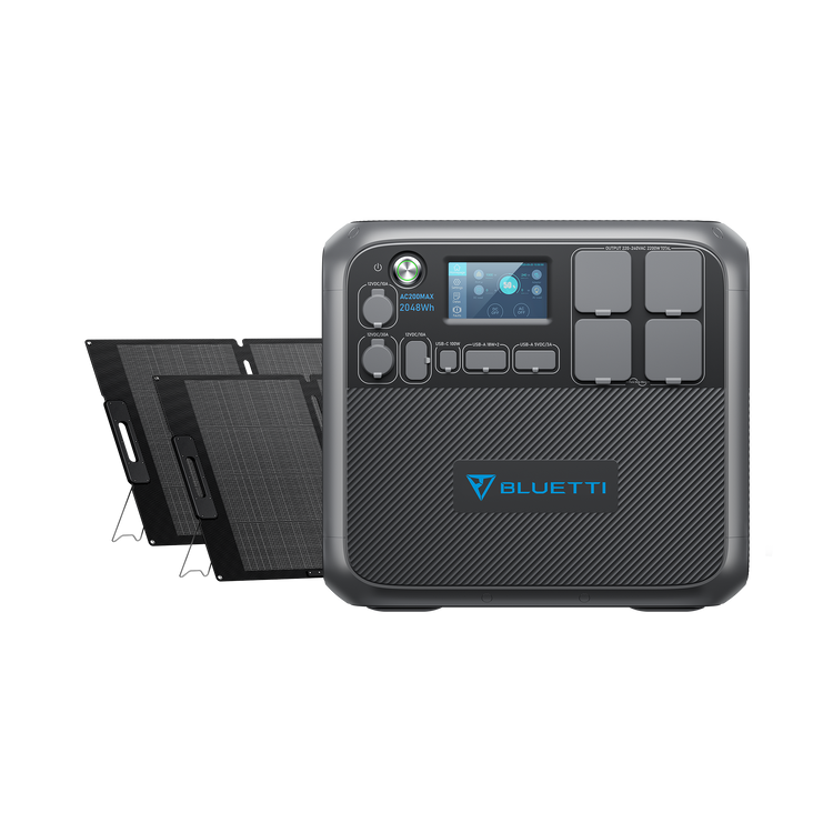 BLUETTI AC200MAX+200W Solar Generator Kit