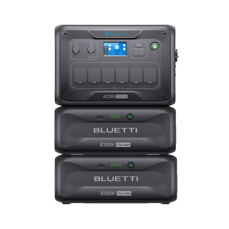 BLUETTI AC300+B300K Home Battery Backup | 3.000W 2.764,8Wh