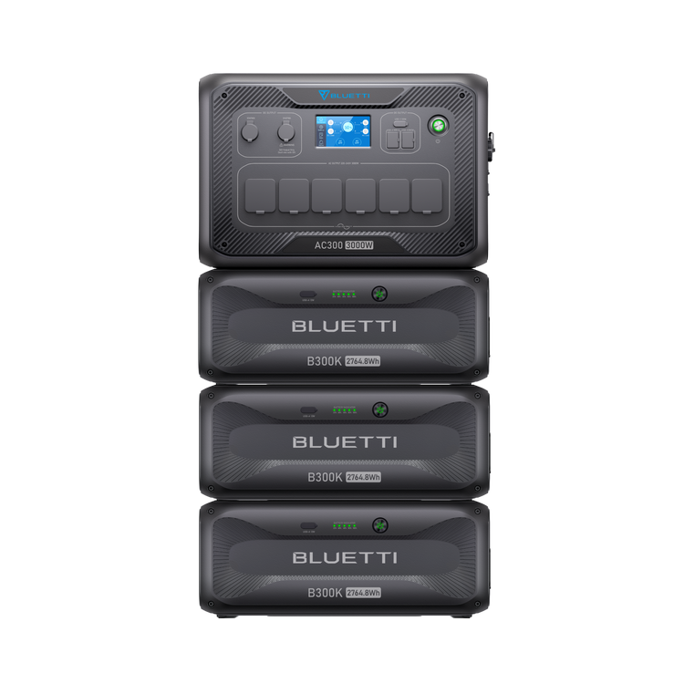 BLUETTI AC300+B300K Home Battery Backup | 3.000W 2.764,8Wh