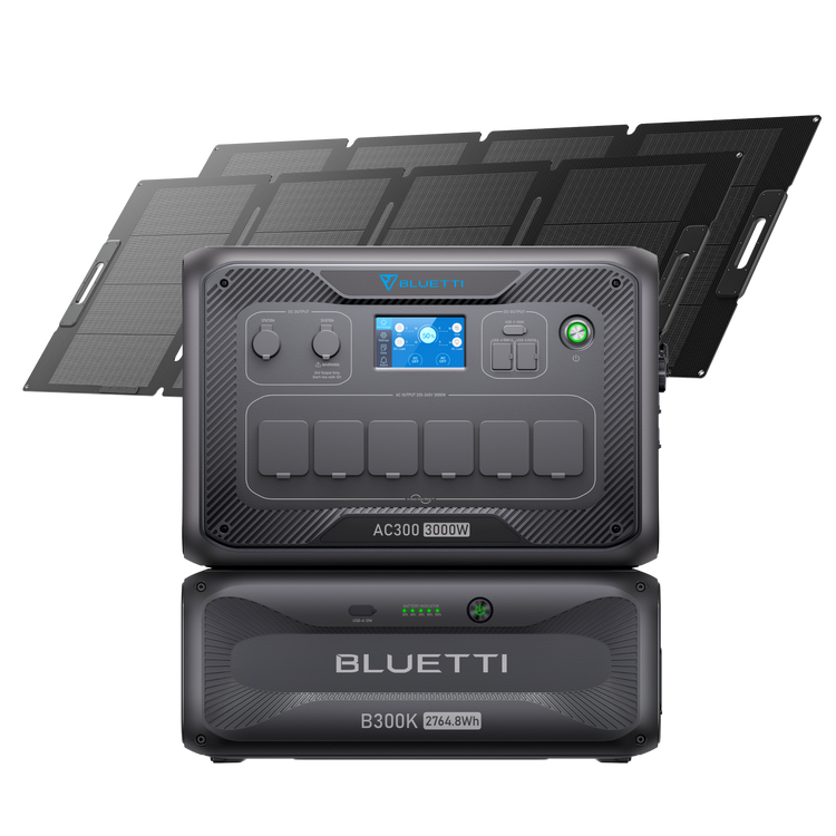 BLUETTI AC300+B300K Home Battery Backup | 3.000W 2.764,8Wh