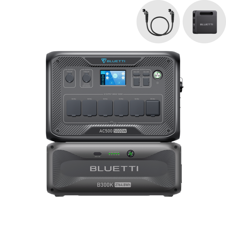 BLUETTI AC500 + B300K Home Battery Backup