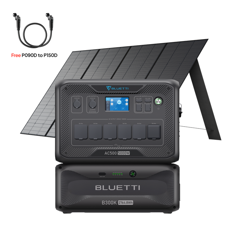 Bluetti AC500+B300K+350W Solar Generator Kit