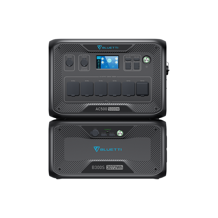 BLUETTI AC500 + B300K Home Battery Backup