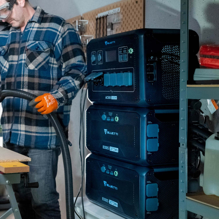 BLUETTI AC500 + B300K Home Battery Backup
