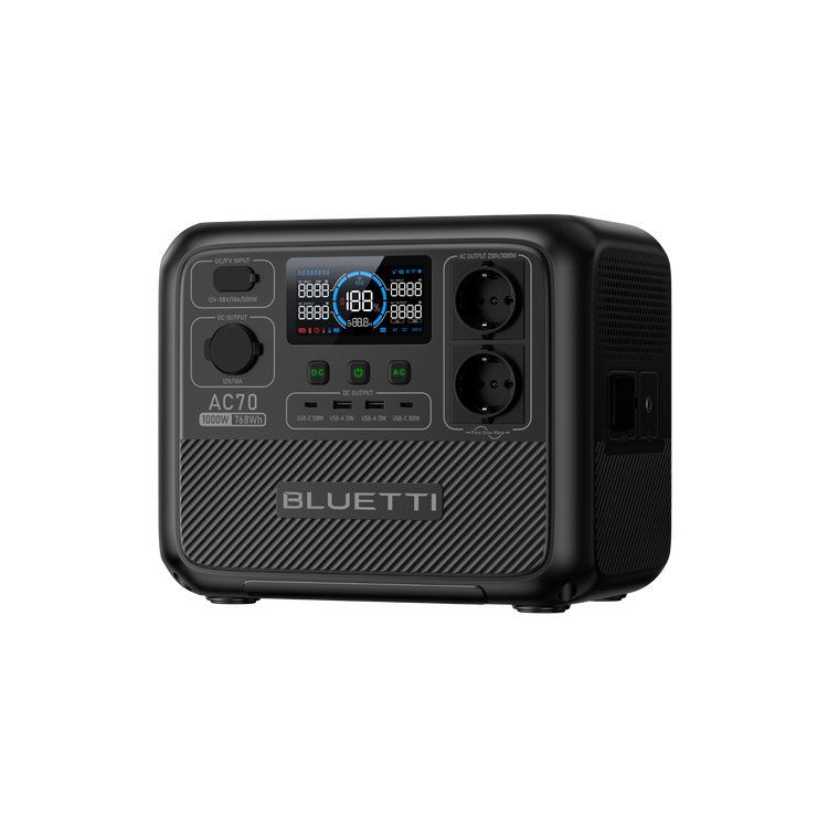 BLUETTI AC70 Портативна Електростанція | 1000 Вт 768 Вт·год (Ukraine)