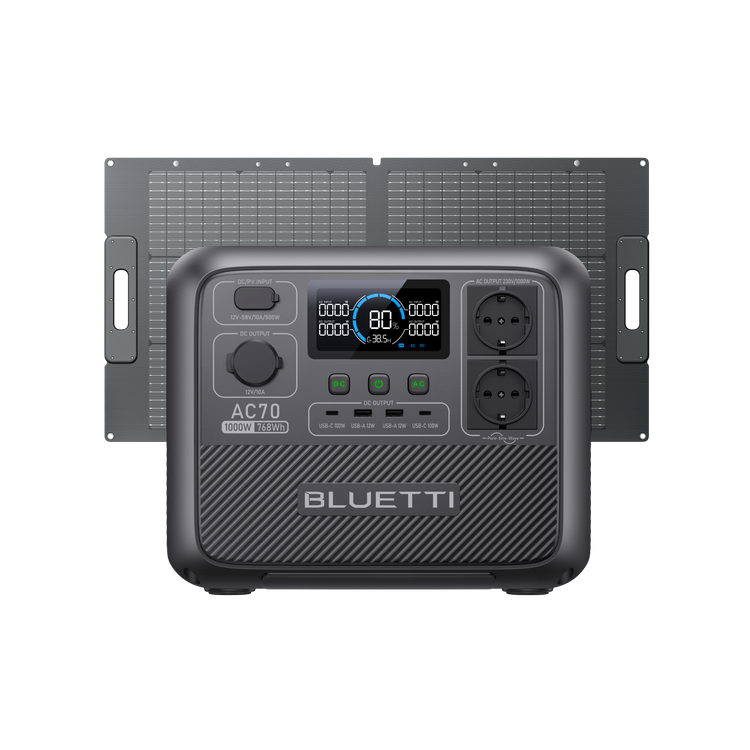 BLUETTI AC70 Portable Power Station | 1000W 768Wh