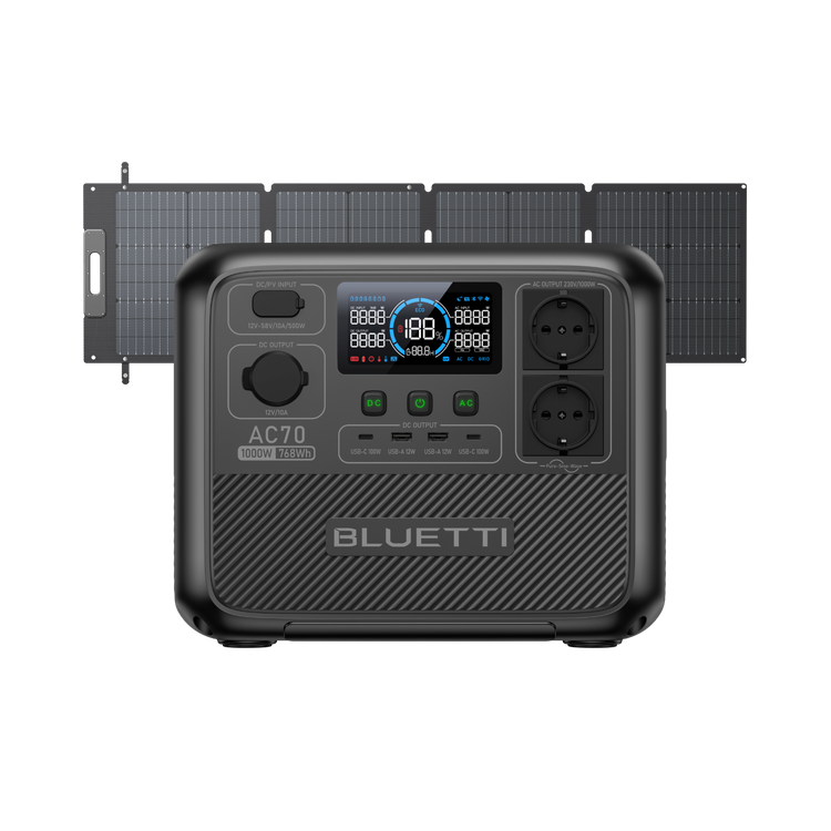 BLUETTI AC70 Portable Power Station | 1000W 768Wh