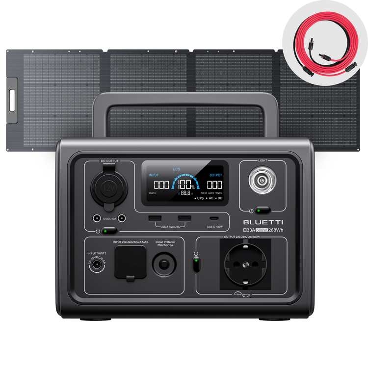 BLUETTI EB3A Portable Power Station | 600W 268Wh