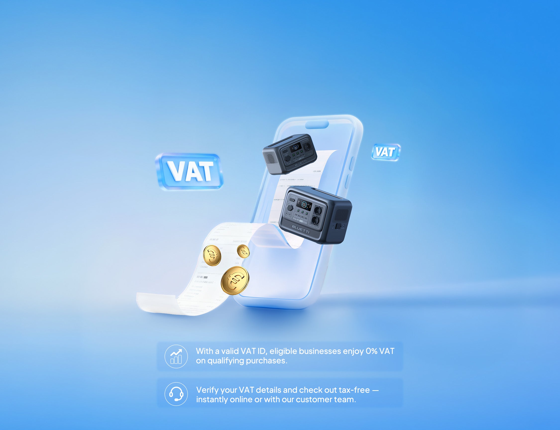 Enjoy Up to 27% VAT <br class="hidden lg:block">
Exemption for SMBs*