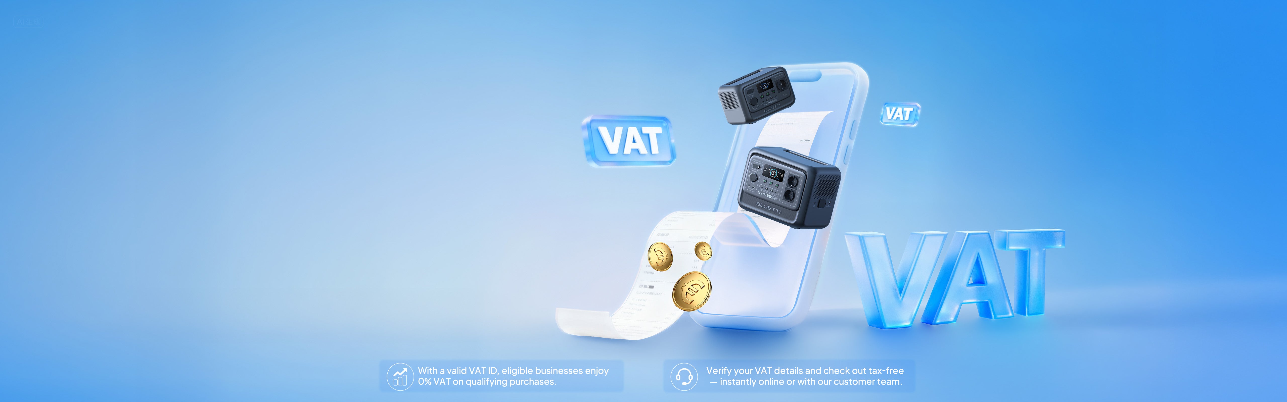 Enjoy Up to 27% VAT <br class="hidden lg:block">
Exemption for SMBs*