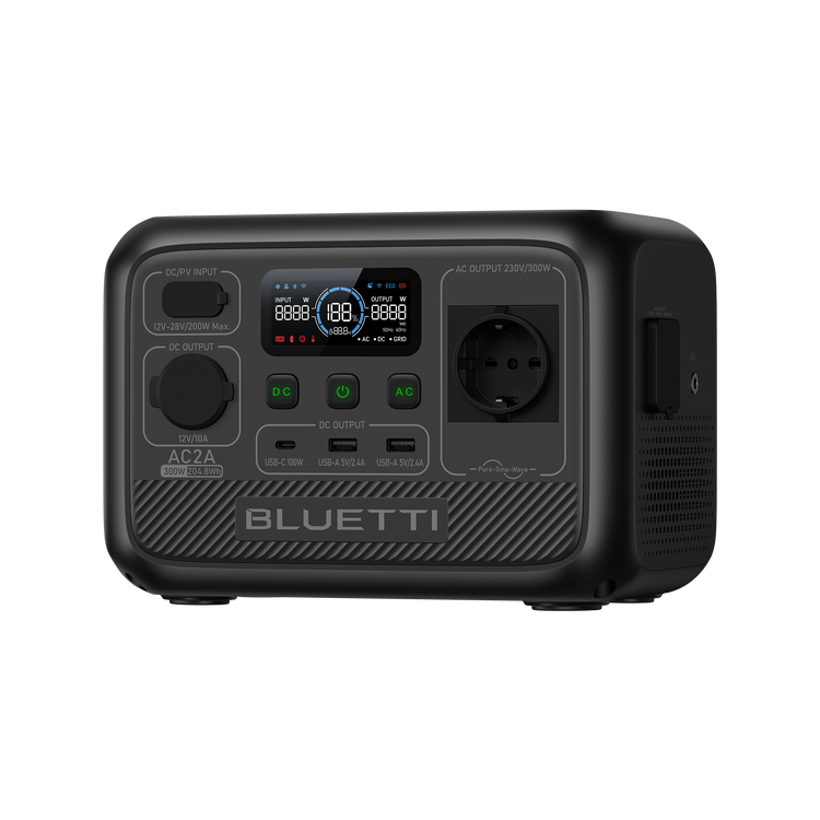 BLUETTI AC2A Portable Power Station | 300W 204,8Wh