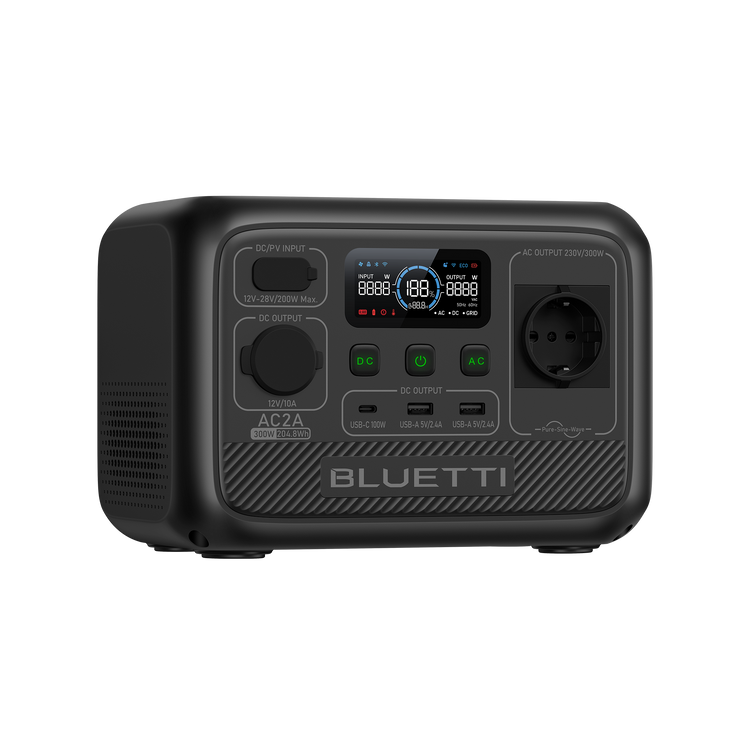BLUETTI AC2A Portable Power Station | 300W 204,8Wh