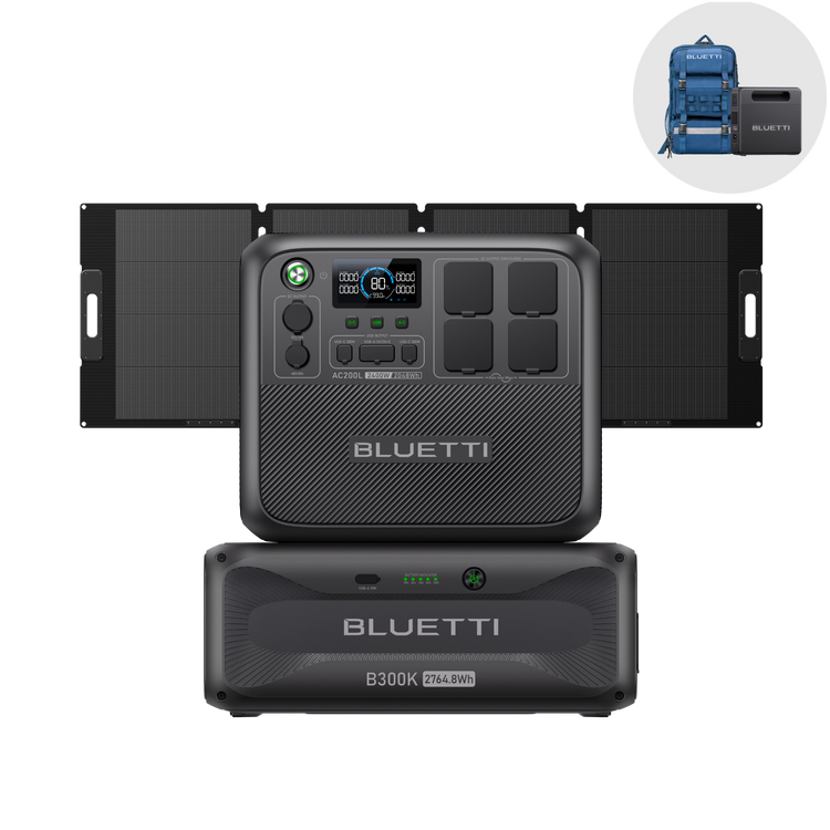 BLUETTI AC200L Tragbares Kraftwerk | 2400W 2048Wh