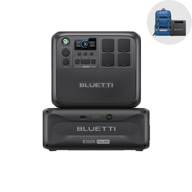 BLUETTI AC200L Tragbares Kraftwerk | 2400W 2048Wh