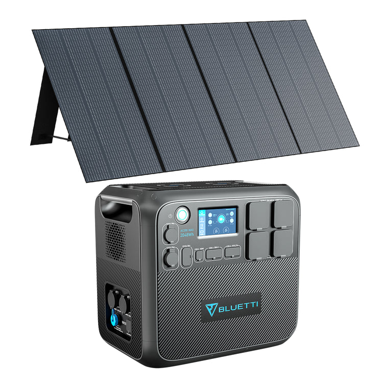 BLUETTI AC200MAX+350W Solar Generator Kit