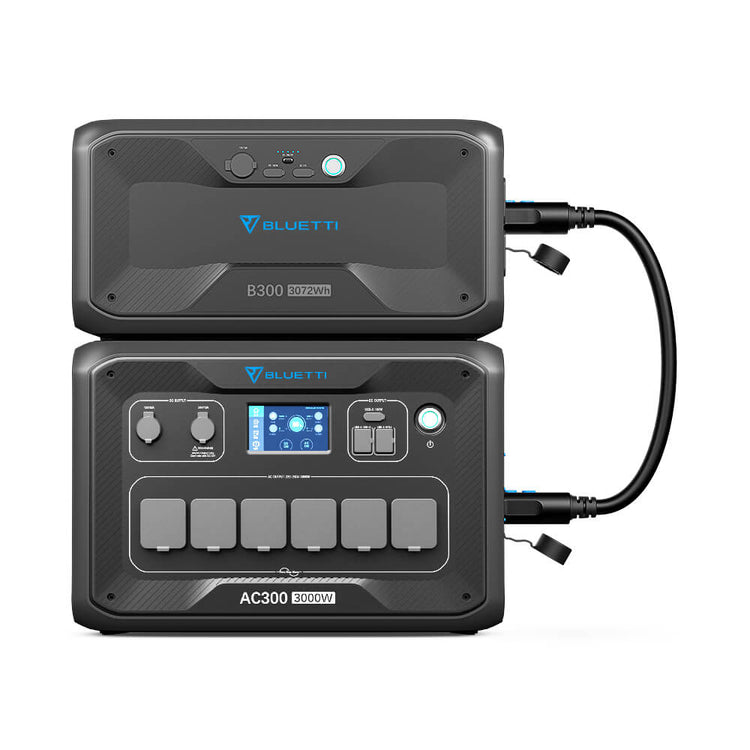 BLUETTI AC300 + 2*B300 Home Battery Backup