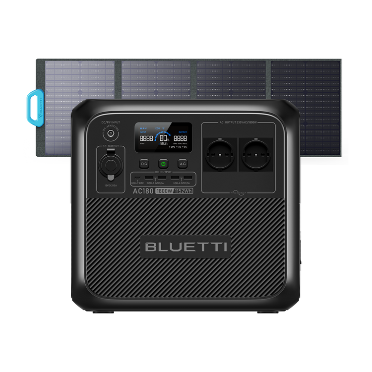 BLUETTI AC180 Портативна Електростанція | 1800 Вт 1152 Вт·год (Ukraine)