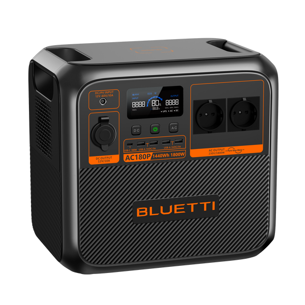 BLUETTI AC180P Solar Portable Power Station | 1800W 1440Wh