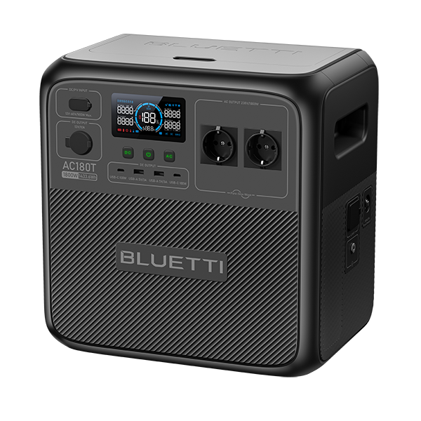 Central eléctrica solar portátil BLUETTI AC180T | 1.800W 1.433Wh