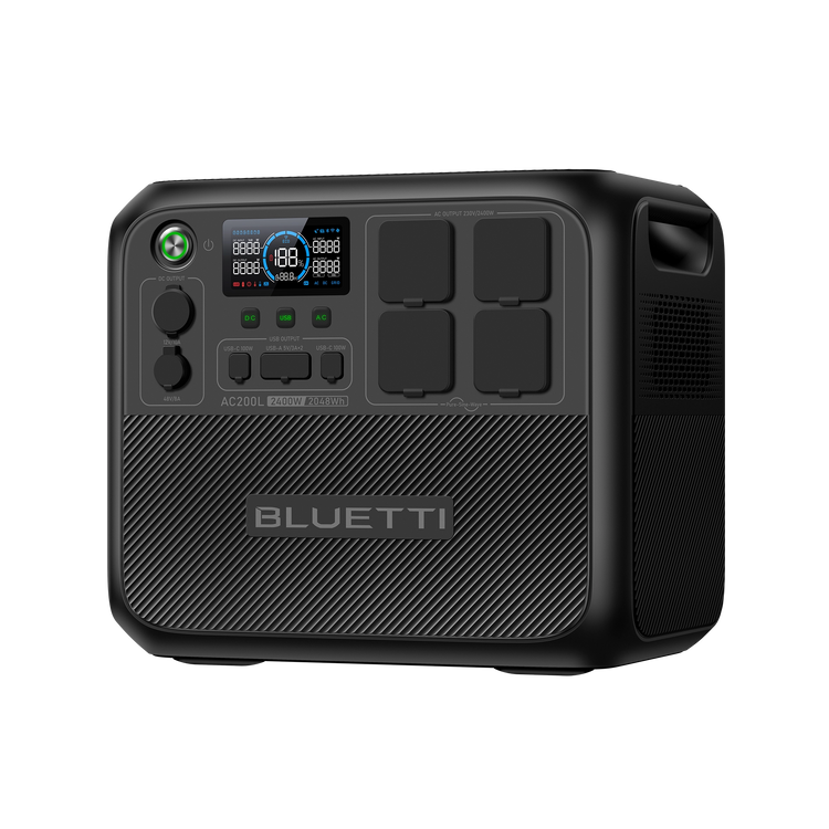 BLUETTI AC200L+200W Solar Generator Kit