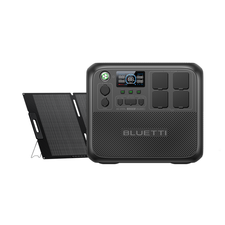 BLUETTI AC200MAX+PV200 Trealamh Gineadóir Gréine