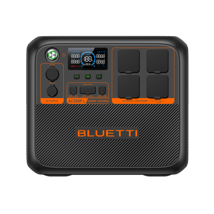 BLUETTI AC200PL erweiterbares Kraftwerk | 2400W 2304Wh