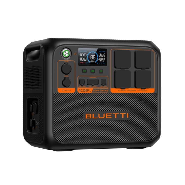 BLUETTI AC200PL erweiterbares Kraftwerk | 2400W 2304Wh