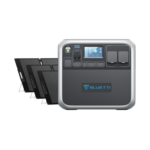 Gerador Solar Portátil BLUETTTI AC200P + Painel Solar 3*200W