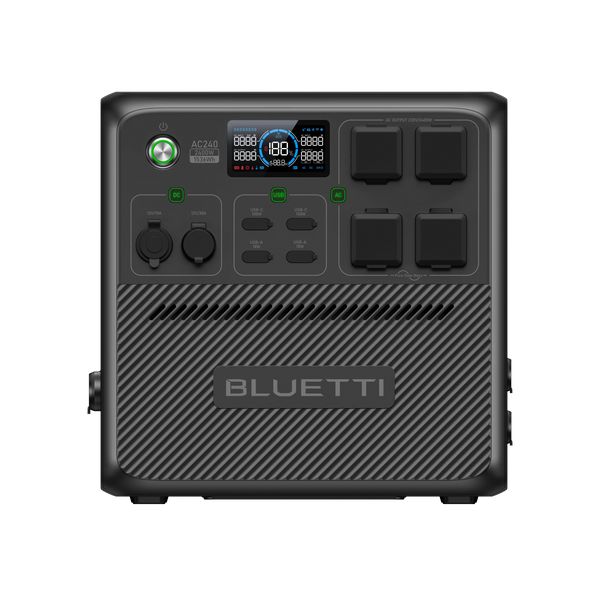 BLUETTI AC240 bærbart kraftværk | 2400W 1536Wh