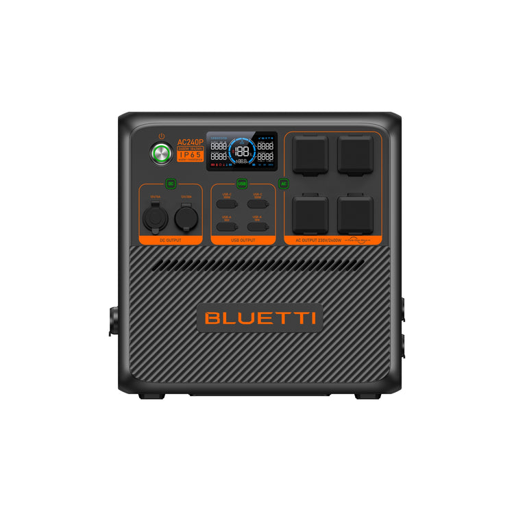 Centrală electrică portabilă BLUETTI AC240P | 2400W 1843Wh
