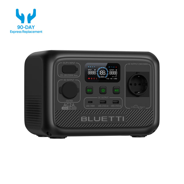 BLUETTI AC2A Portable Power Station | 300W 204,8Wh