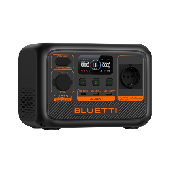 BLUETTI AC2P Tragbares Kraftwerk | 300W 230,4Wh