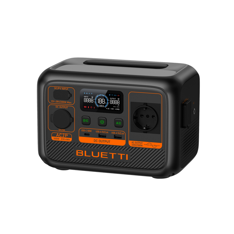 BLUETTI AC2P Portable Power Station | 300W 230,4Wh