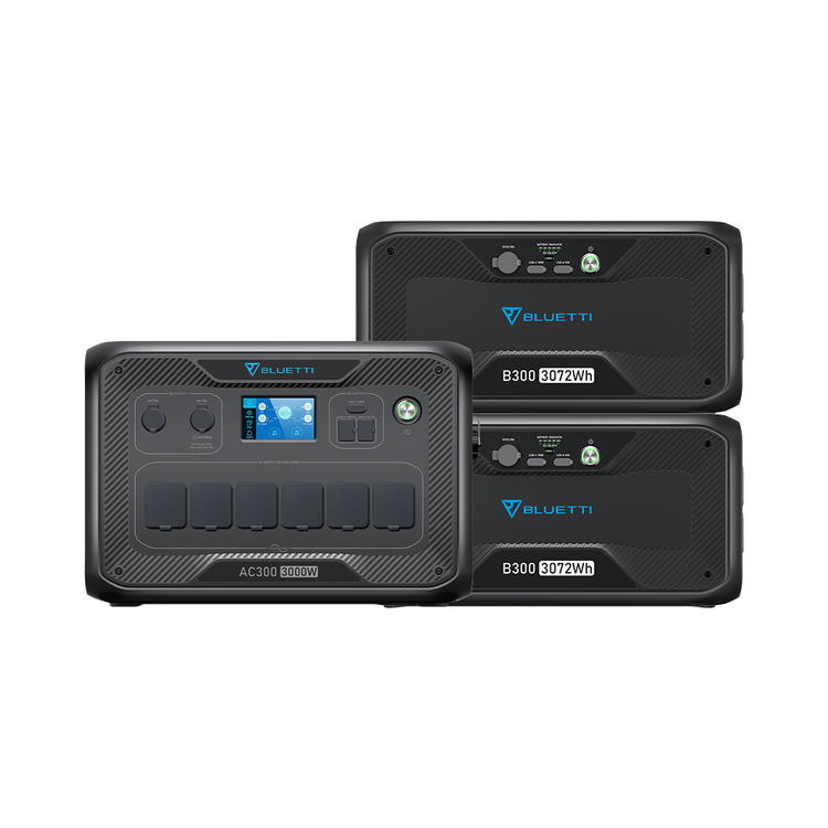 BLUETTI AC300 + 2*B300 Bateria de Backup Doméstica