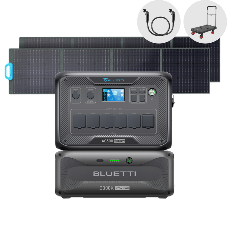 Bluetti AC500 + B300S/B300K Home Battery Battery Backup