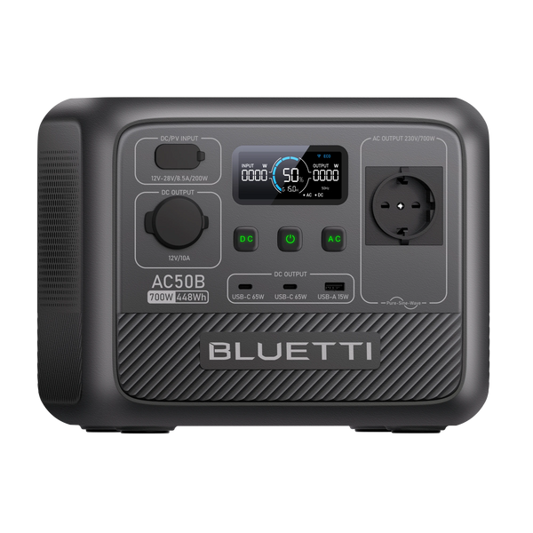 BLUETTI AC50B bärbar kraftstation | 700W 448Wh