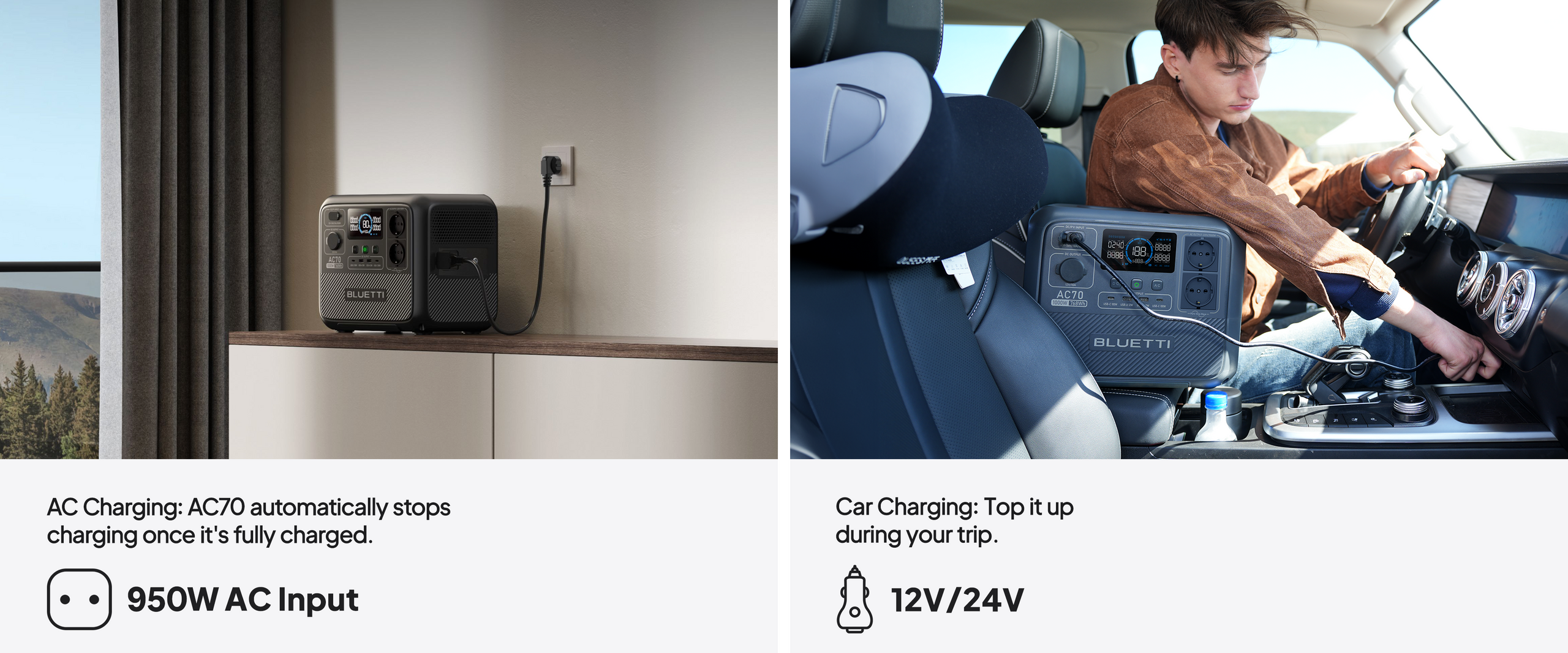 Megérkezett Európába a BLUETTI AC70 hordozható energiatárolója 5 Megérkezett Európába a BLUETTI AC70 hordozható energiatárolója 4