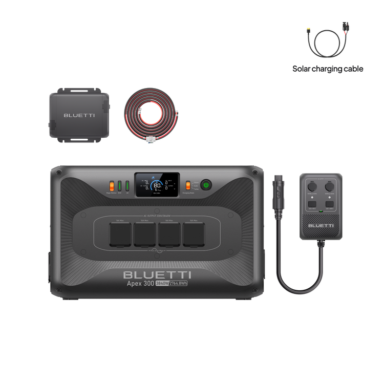 BLUETTI Apex 300+Charger 1+Hub D1