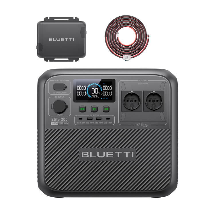 Bluetti Elite 200 V2 Portable Power Station | 2.600W 2.073,6Wh