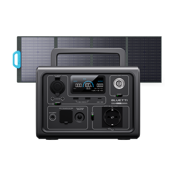 BLUETTI EB3A + PV120 Solar Generator Kit