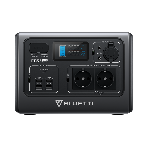 BLUETTI PowerOak EB55 Portable Power Station | 700W 537Wh