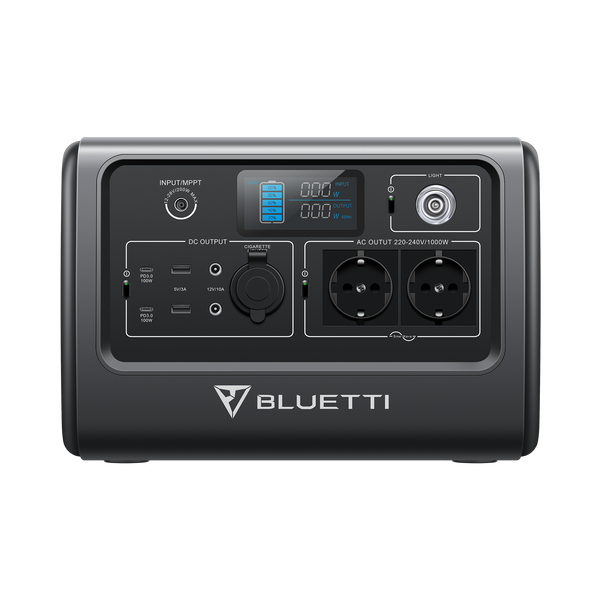 BLUETTI PowerOak EB70 kannettava voimalaitos | 1000W 716Wh