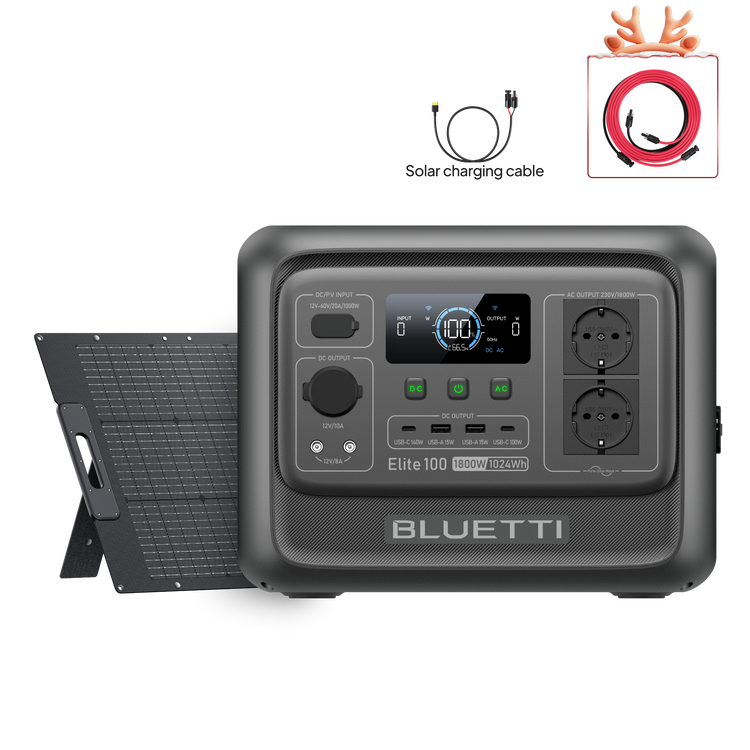 BLUETTI Elite 100 V2 Portable Power Station | 1.800W 1.024Wh