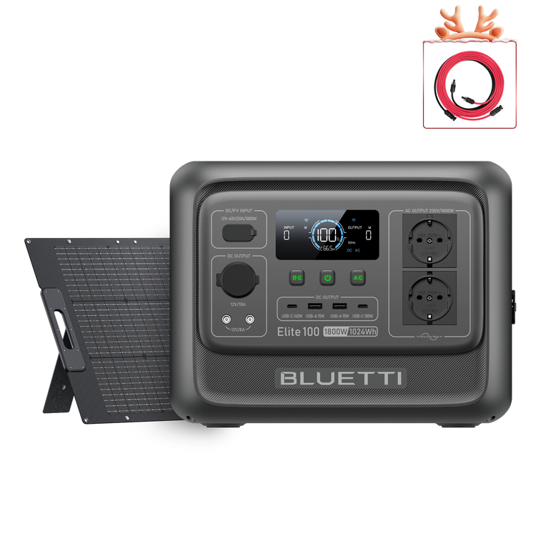 BLUETTI Elite 100 V2 Portable Power Station | 1.800W 1.024Wh