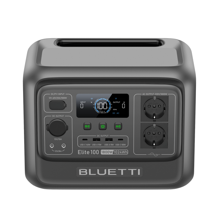 BLUETTI Elite 100 V2+200W Solar Generator Kit