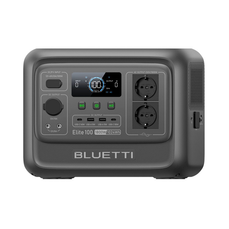 BLUETTI Elite 100 V2+200W Solar Generator Kit