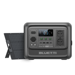 BLUETTI Elite 100 V2+200W Solar Generator Kit