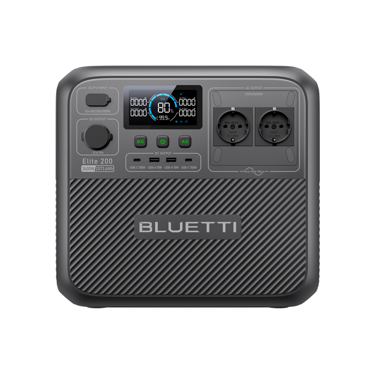 Bluetti Elite 200 V2 Portable Power Station | 2.600W 2.073,6Wh